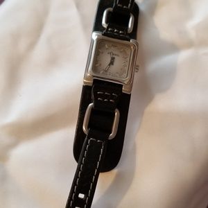 Women's Quartz Metal and Leather Casual Watch
